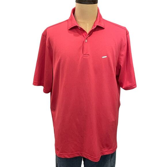 FAIRWAY & GREENE Made in USA PINK GOLF POLO SHIRT Men's size XL - Picture 1 of 7